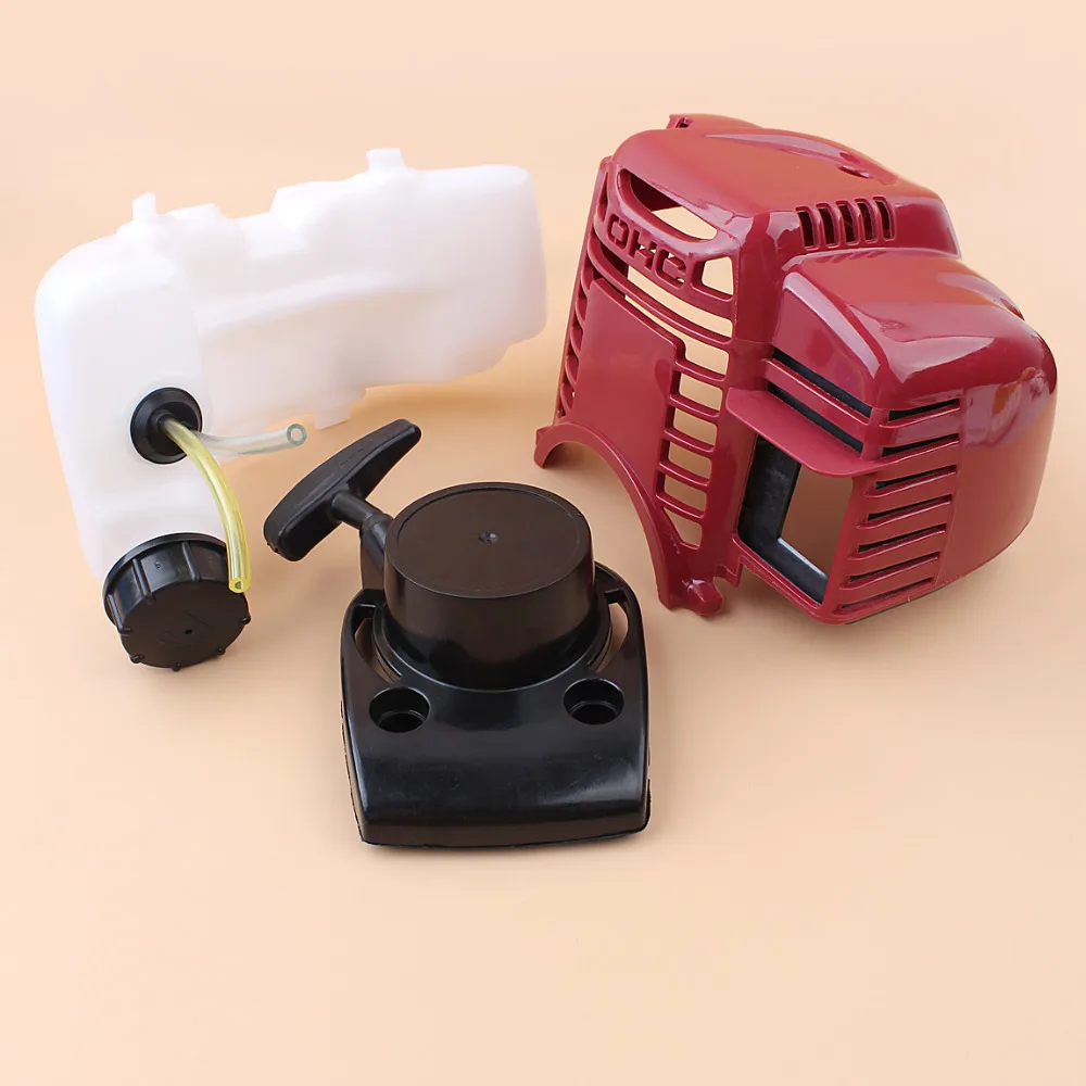 Top Engine Cylinder Cover Fuel Tank Pull Starter Kit For HONDA GX35 35CC 1.3HP 4-Cycle Engine Motor Trimmer Brushcutter Top Engine Cylinder Cover Fuel Tank Pull Starter Kit For HONDA GX35 35CC 1.3HP 4-Cycle Engine Motor Trimmer Brushcutter