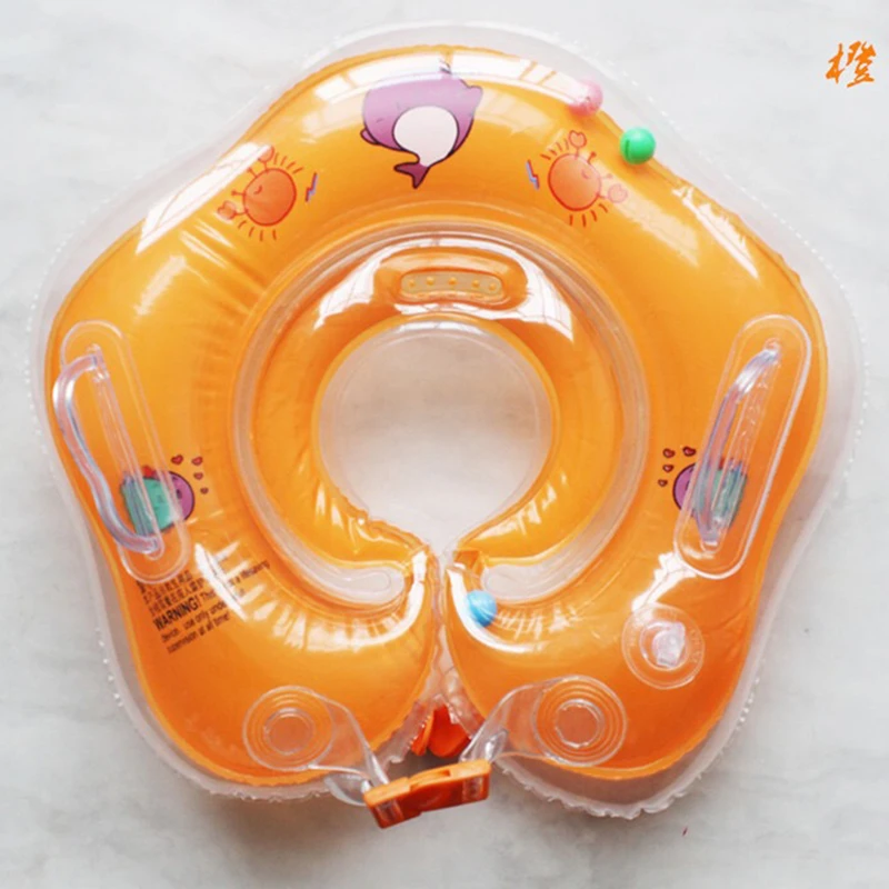 Newest baby float swimming ring infant baby Inflatable neck ring Safety Baby Tube Ring baby bath swimming pool accessories
