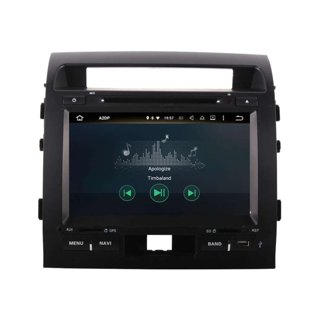 Android 7 1/8 0 Octa Core 4 Гб RAM автомобильный DVD мультимедийный плеер GPS навигация для Toyota Land