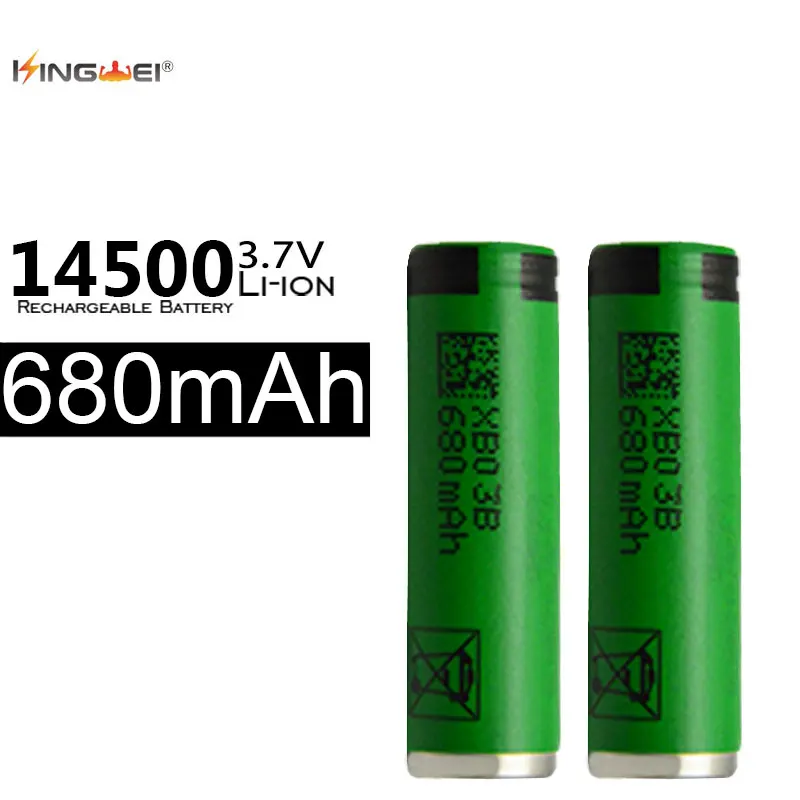 100 шт. AA 680mAh 3,7 v Аккумулятор для SONY VR2 Li-Ion 14500 AA аккумуляторные батареи