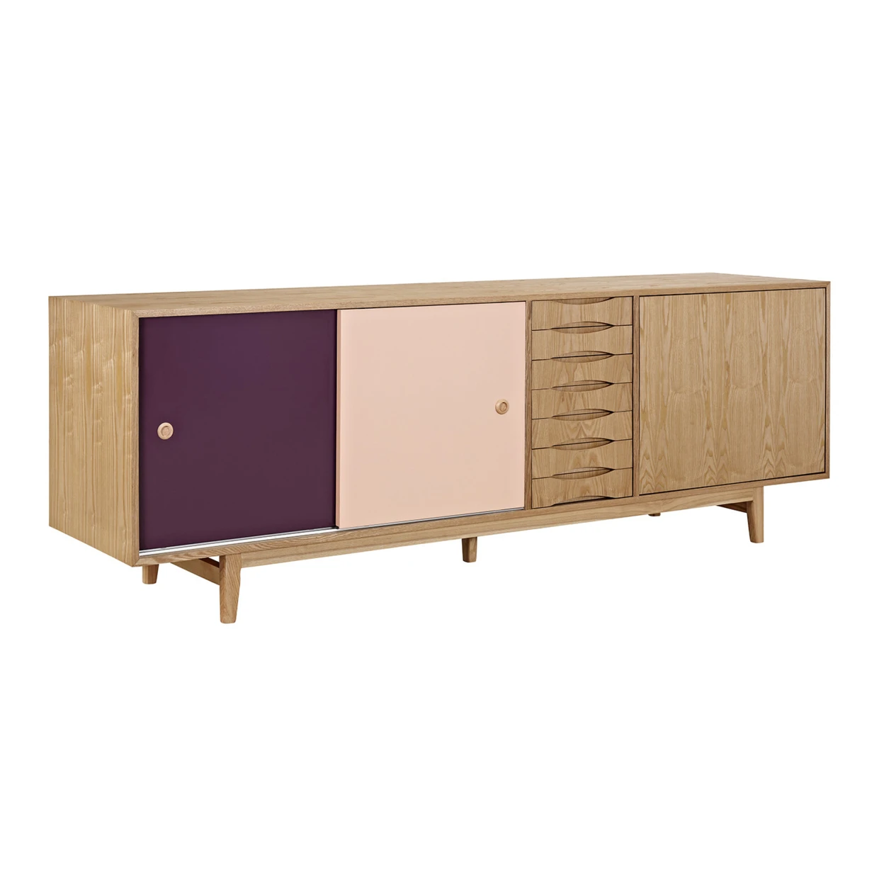 Plum and Peach Alma Sideboard- Natural (1)
