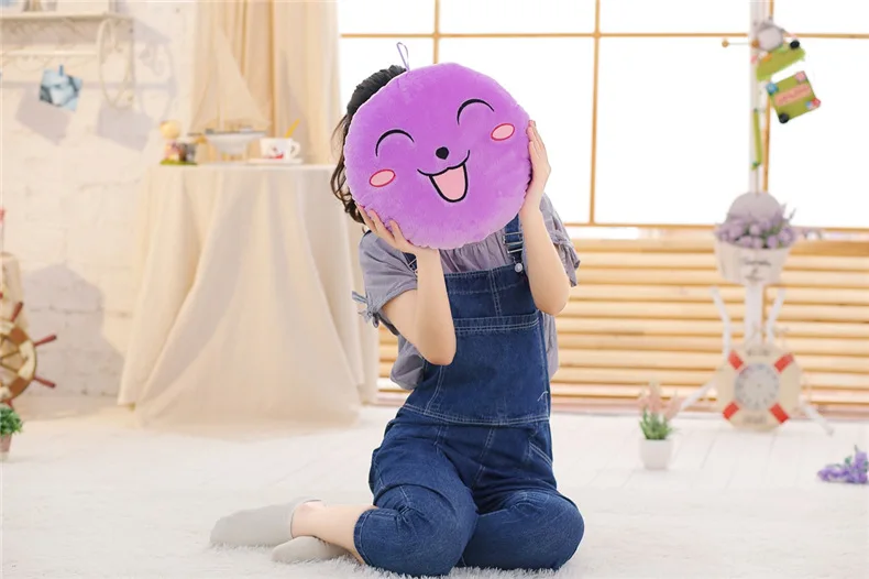 Cheio de Animais Boneca de Pelúcia Criativo Glowing Sorriso Travesseiro Almofada Brilhante Iluminação Kawaii Apaziguar Bebê Brinquedos Luminosos c 33cm 5 33CM Criativo Glowing Sorriso Travesseiro Cheio de