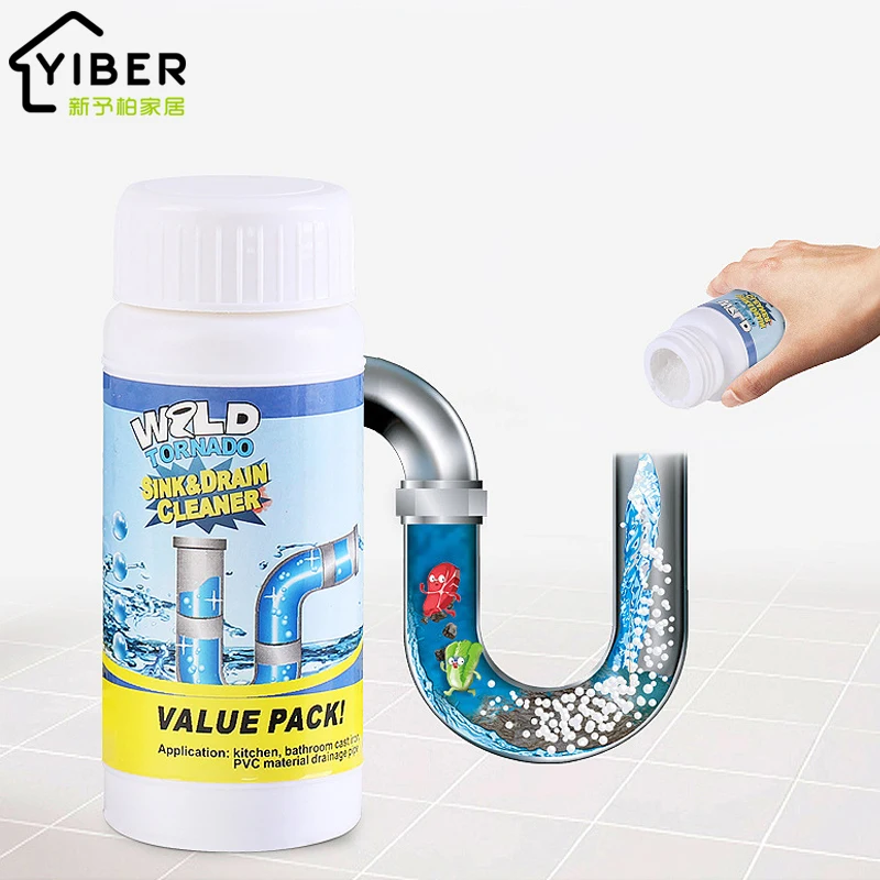 

Powerful Pipe Dredging Agent Powerful Sink Drain Cleaner For Kitchen Sewer Toilet Brush Closestool Clogging Cleaning Tools