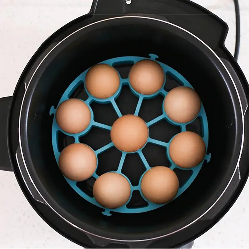 9 отверстий яичный котел силикагель яичный горшок яйцо TrayKitchenTool изоляционная рамка для яиц анти-скальдинг Вегетарианская бытовая техника инструмент