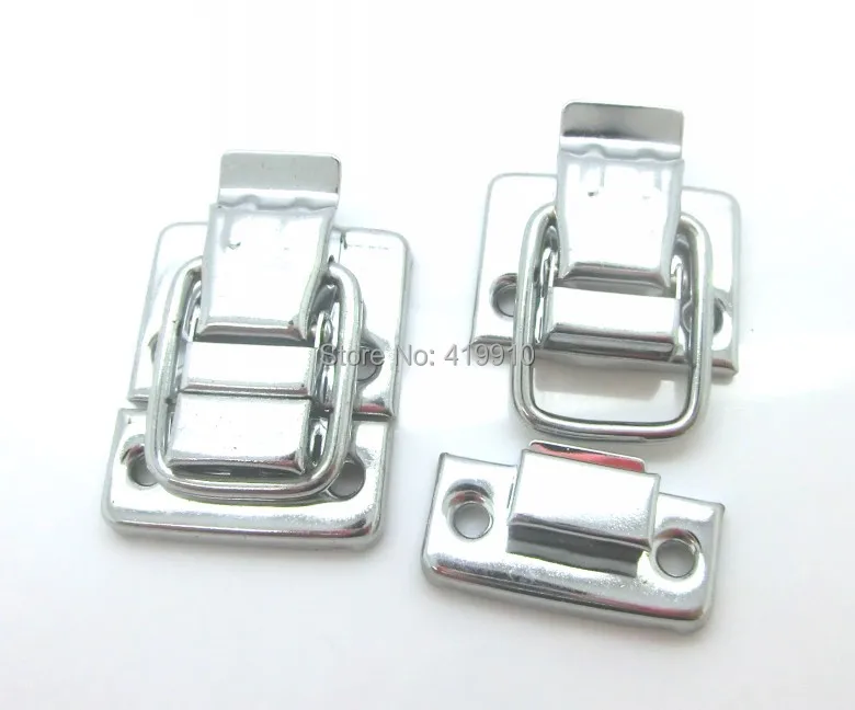 

Free Shipping-10 Sets Toggle Catch Suitcase Case Box Trunk Box Silver Tone 3.9cm x 3.0cm 3.0cm x 1.6cm J1822