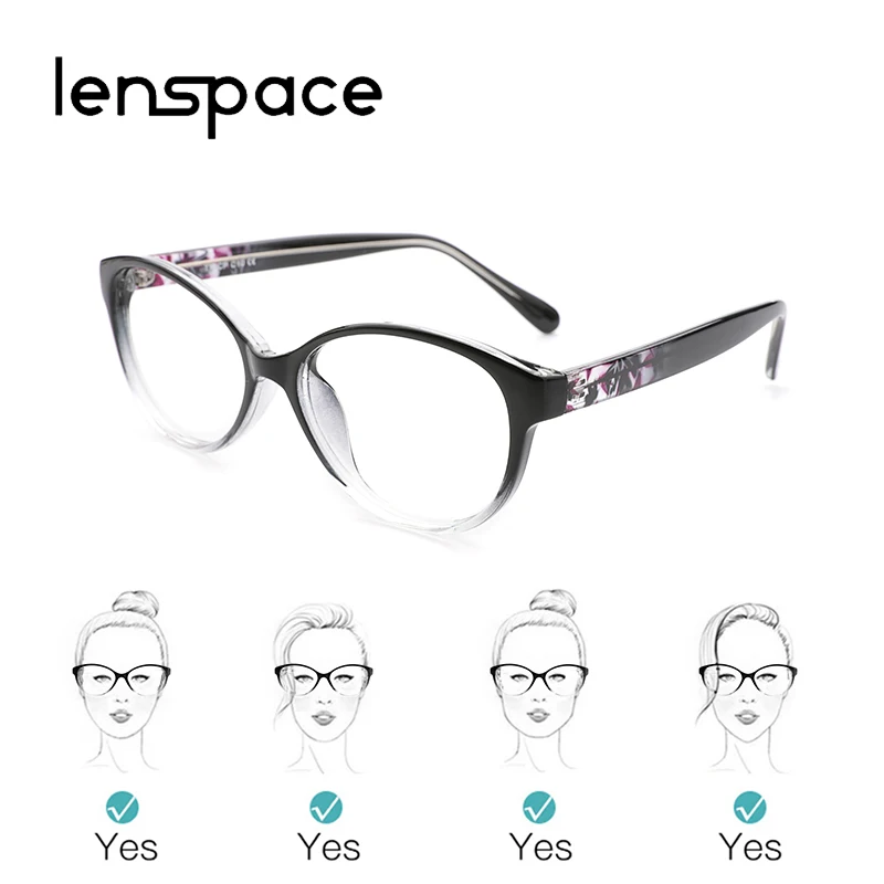 Очки для компьютера, оправа для женщин, овальная близорукость, оптическое стекло, женские очки по рецепту, очки для чтения es, овальные оправы для очков, поддельные очки