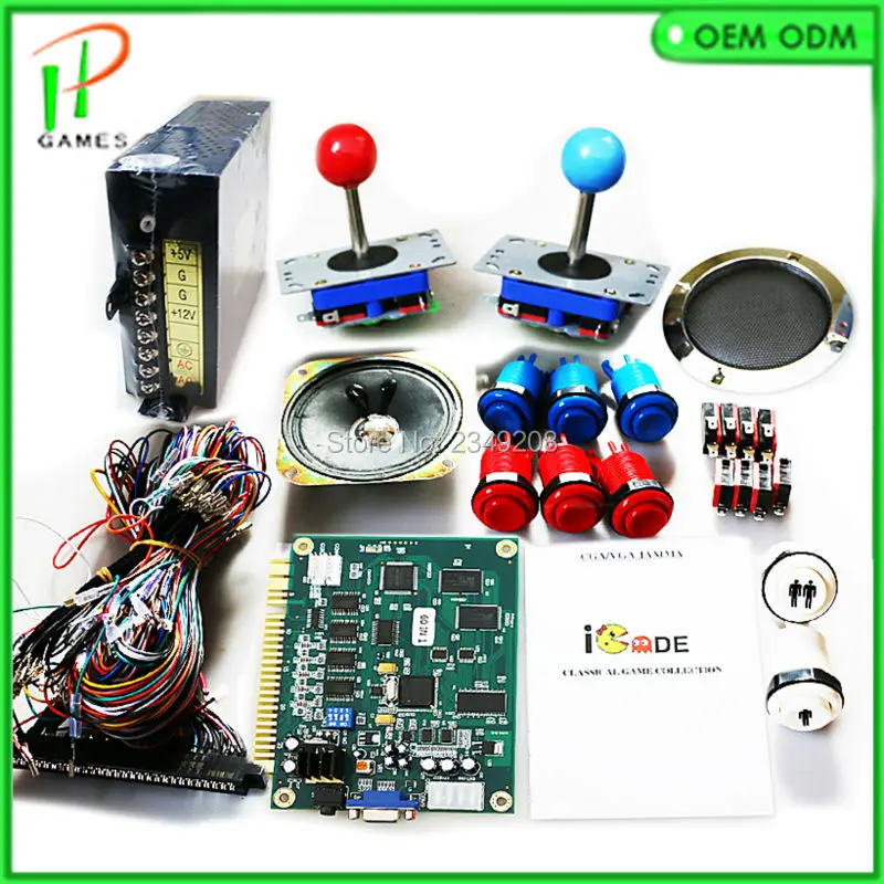 

Factory Price Jamma 60 in 1 Classical Game PCB for Cocktail Arcade Machine or Up Right DIY Kit With joystick button power supply