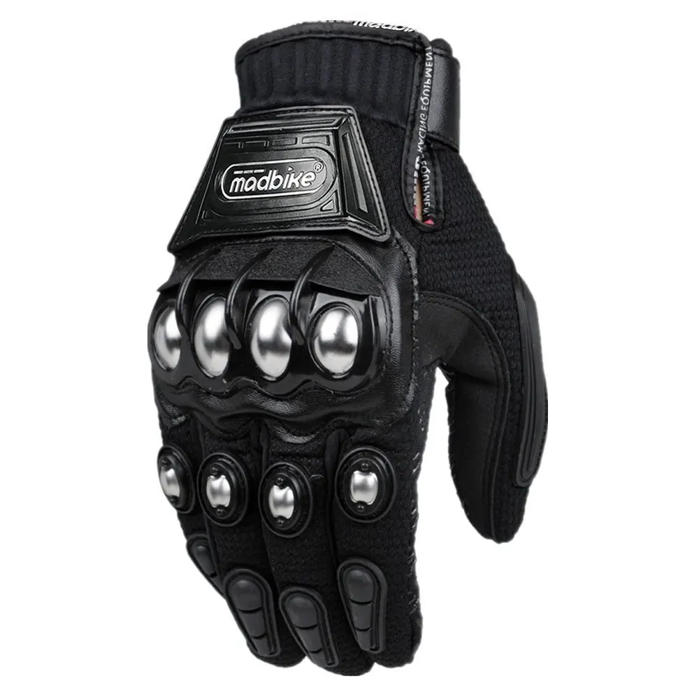 ILM Alloy Steel Madbike Motorcycle Gloves Racing Gloves Motorbike