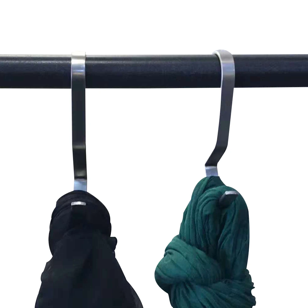 Hanging Jeans Small Size Black Metal Pants Hanger Scarf Belt Bags