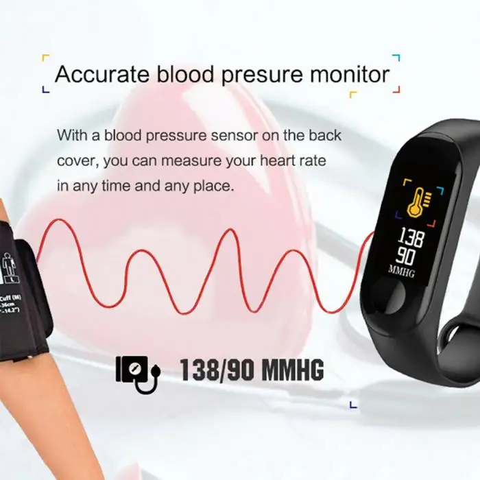 Умный Браслет крови 0,96 дюйма TFT экран фитнес-трекер монитор сердечного ритма водонепроницаемые часы ZJ55