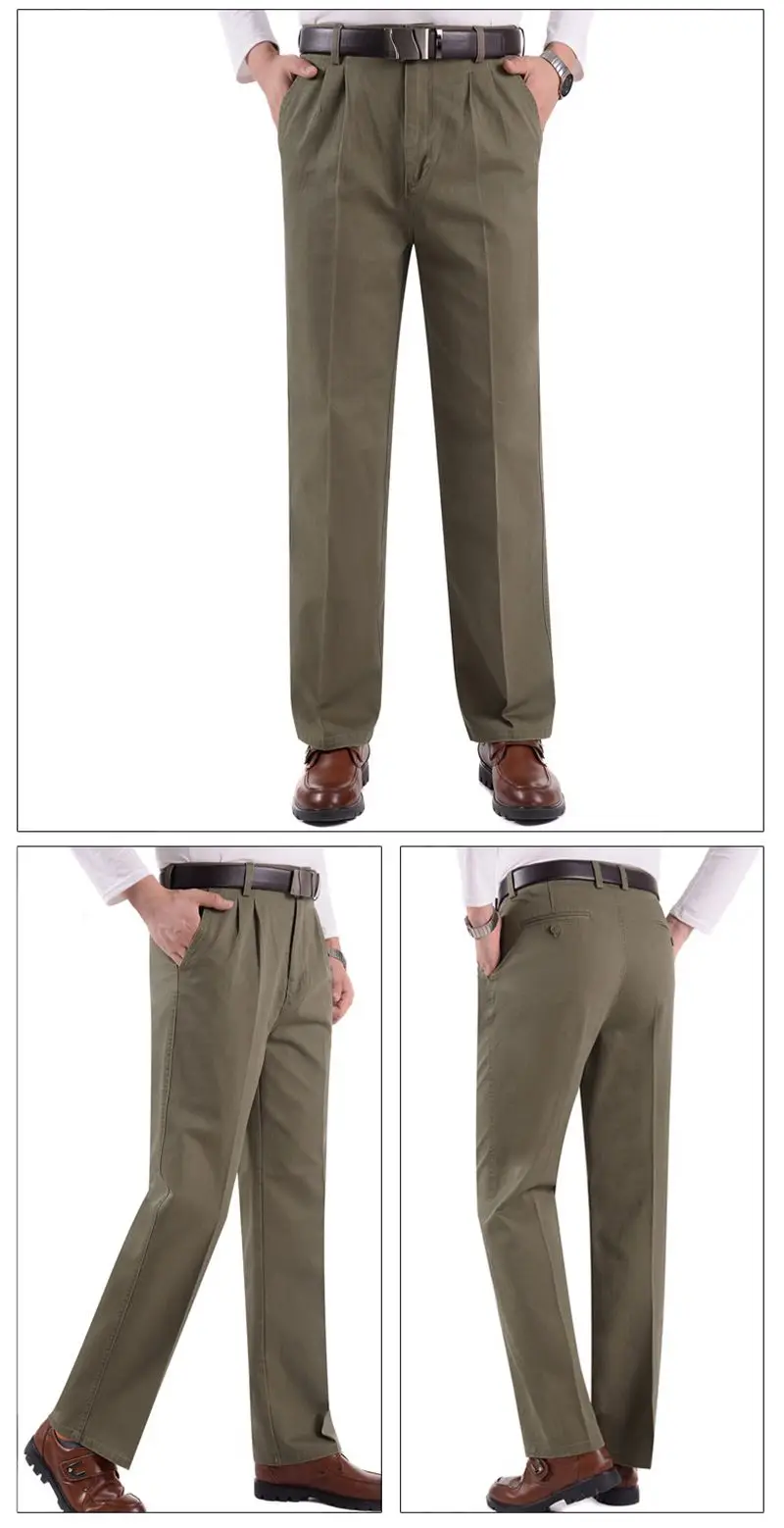 FAISIENS большой размер костюм брюки мужские 7XL 8XL 9XL брюки хлопок формальные деловые осенние зимние повседневные серые синие прямые брюки
