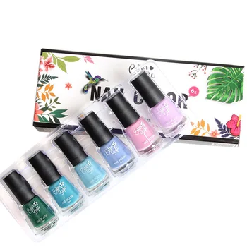 

6pcs Nail Polish Gel Set DIY Art Long Lasting Waterproof Fashion Non-toxic For Women SSwell