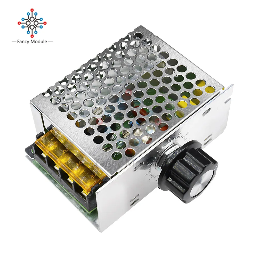 

4000W 220V AC SCR Motor Speed Controller Module Voltage Regulator Dimmer