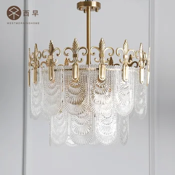 

French Design Crystal Chandelier / All Brass Made