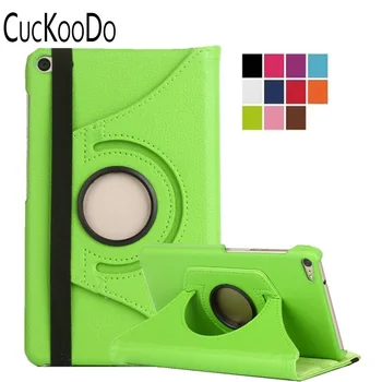 

CucKooDo 200Pcs/lot PU Leather 360 Degrees Rotating Stand Case Cover for Huawei MediaPad M3 8.4 Inch Tablet with sleep/wake