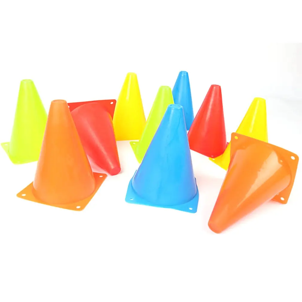 5pcs18cm футбольная тренировочная Спортивная Безопасность Оборудование тренировка выносливости Марка конус Фристайл препятствия Катание на коньках свай Кубок
