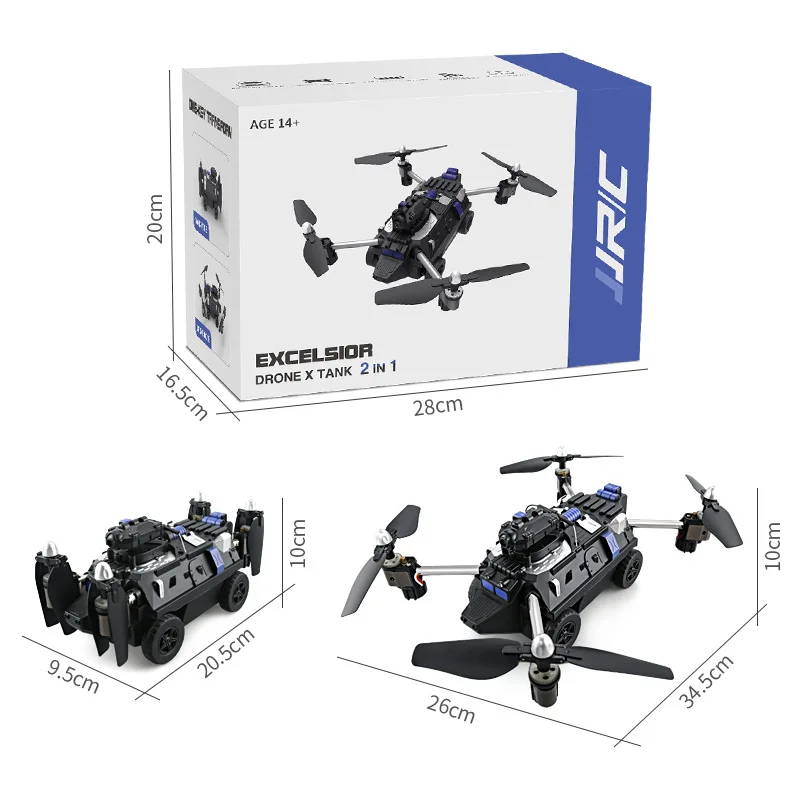 Lastest WI FI FPV воздушную и наземную дрона с дистанционным управлением цистерны H40 WH 2 4G