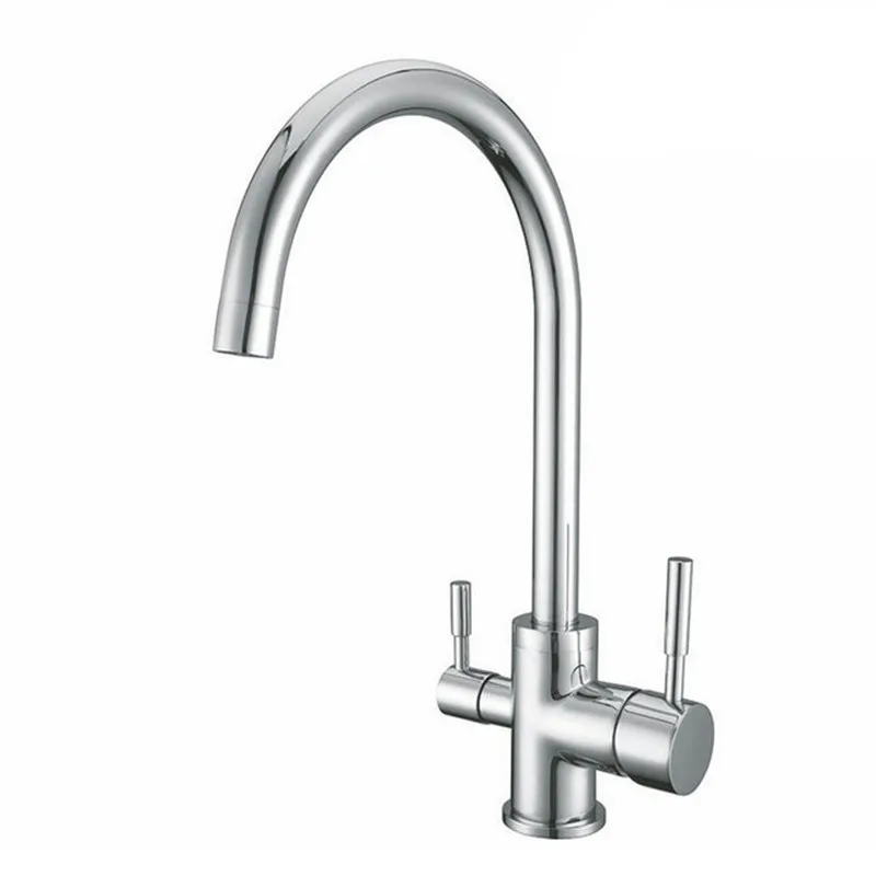 Chrome Finished Osmosis Reverse 3 in 1 Kitchen Faucet three way clean