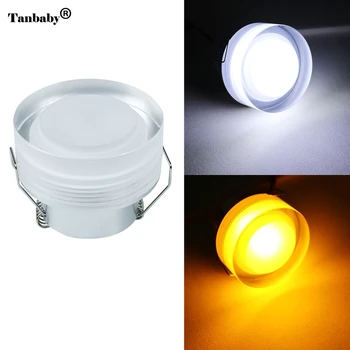 

1Pcs 3W Acrylic LED Ceiling Downlight AC85V-265V Recessed LED Wall lamp Spot light With LED Driver For Home Lighting