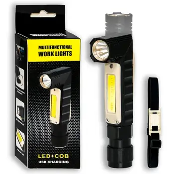 

Outdoor USB Rechargeable COB Work Lights Repair Hand Lamp Inspection Flashlight For Outdoor Night