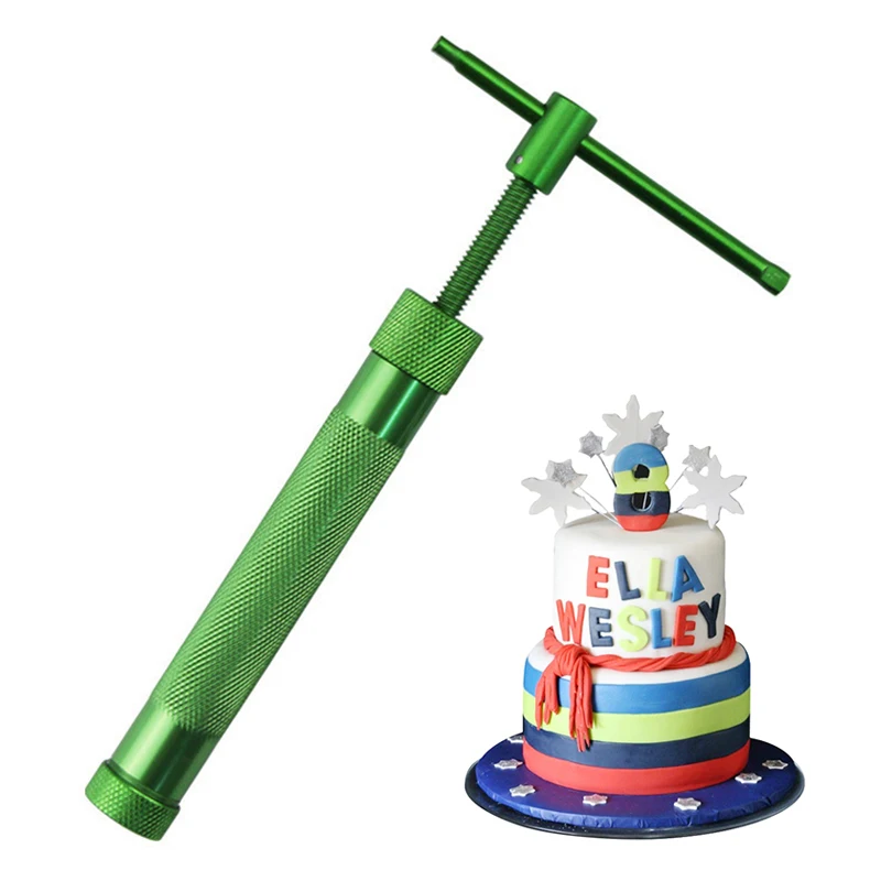 

Stainless Steel Sugar Paste Extruder Craft Gun with 20 Tips Sugar Craft Fondant Cake Sculpture Clay Tools Cake Decorating Tools