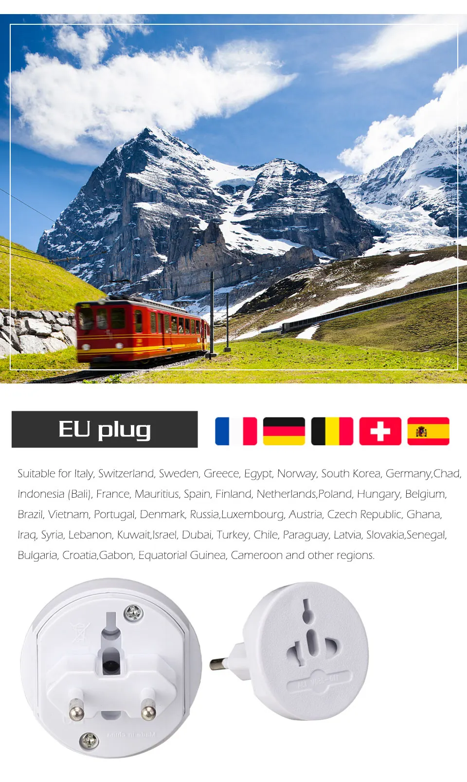 EU UK US AU Universal Power Adapter Charger Adaptor Travel Wall Electric Plugs Sockets Converter For Mobile Phones Laptop (4)