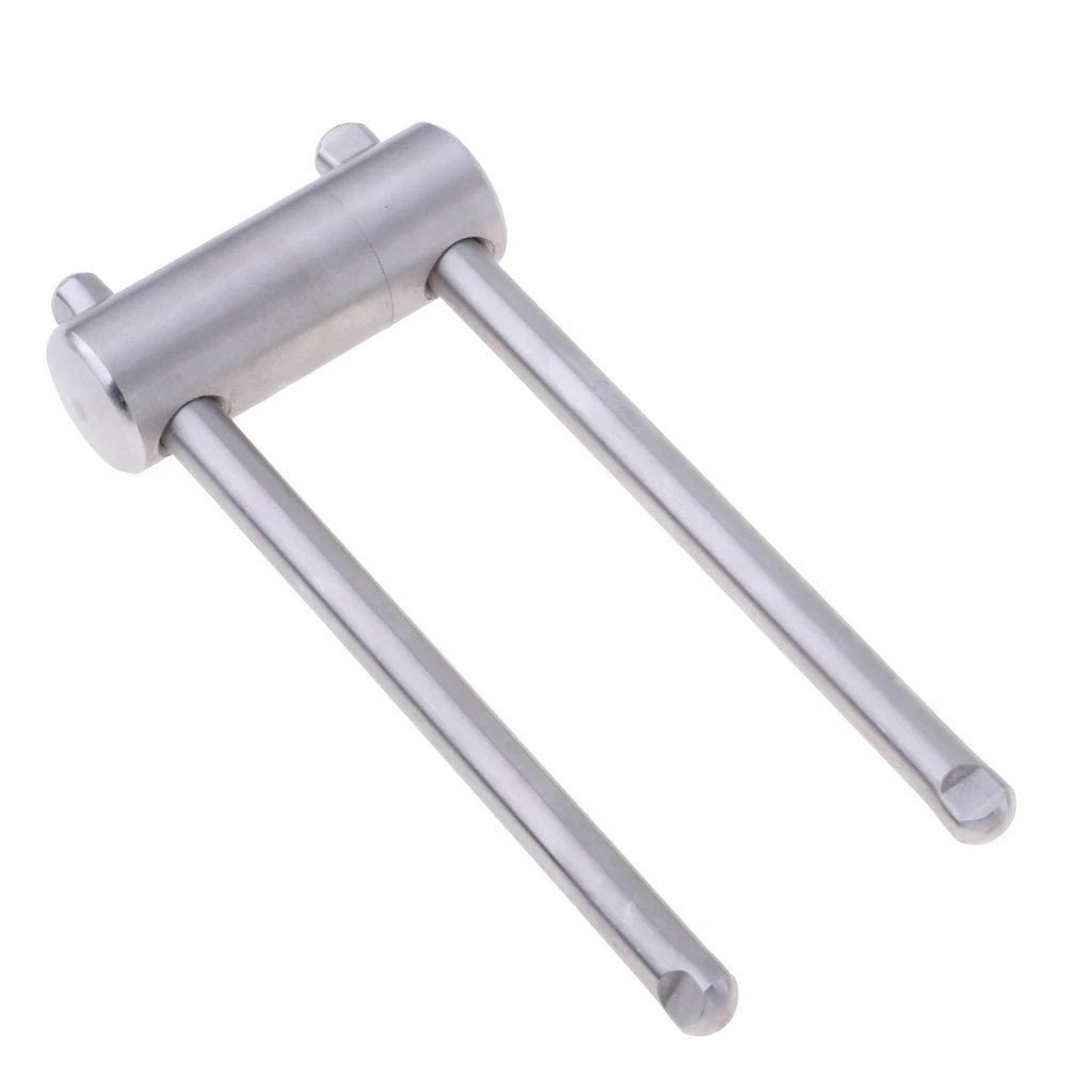 Stainless Steel Pool Snooker Billiards Round Cue Tip Shaper Press Shape Tool-Flat
