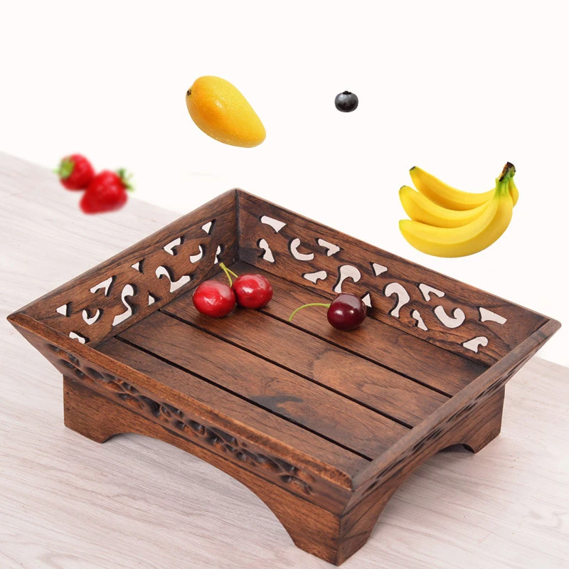 NEWYEARNEW Creative Art Article Retro Furnishing Fruit Tray Thai DIY