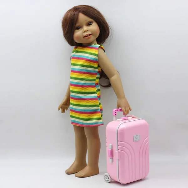 18 дюймов салон чемодан багажник коробка для Blythe 1/6 куклы, BJD аксессуары, Pullip Tanggo Momoko кукла licca багажник украшения Аксессуары