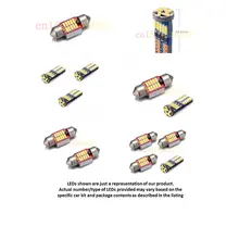 Free Shipping 4pc LED Lights Car Styling Hi Q Interior Package Kit For 2016 SUBARU CROSSTREK