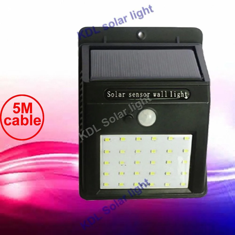 30 светодиодный 500lm Солнечный свет раздельный монтаж pIR motion 3 senser QLTEG 450LM La IP Новый 2018