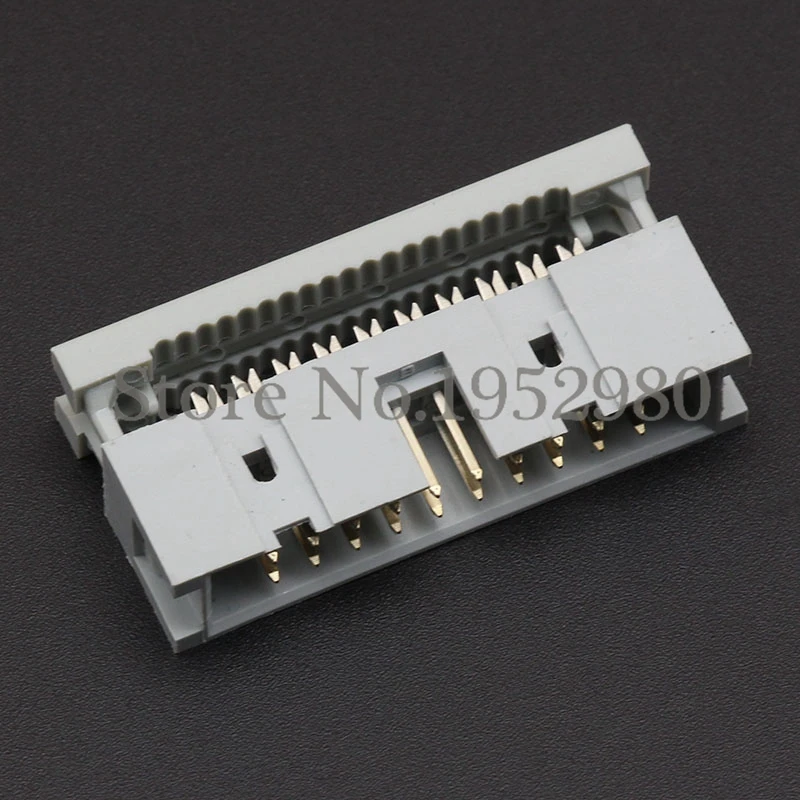 Гнездо для разъема FC IDC 50 комплектов 2 54 мм разъем ISP JTAG Ox рожковый штекер серого