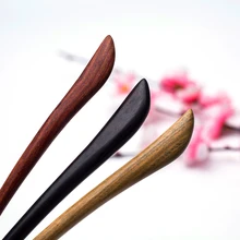 Ручной природных сандаловое дерево в течение последнего месяца форма роскошные волосы палочка, Шпилька для волос Головные уборы Для женщин ювелирное изделие в подарок для этнические Для женщин