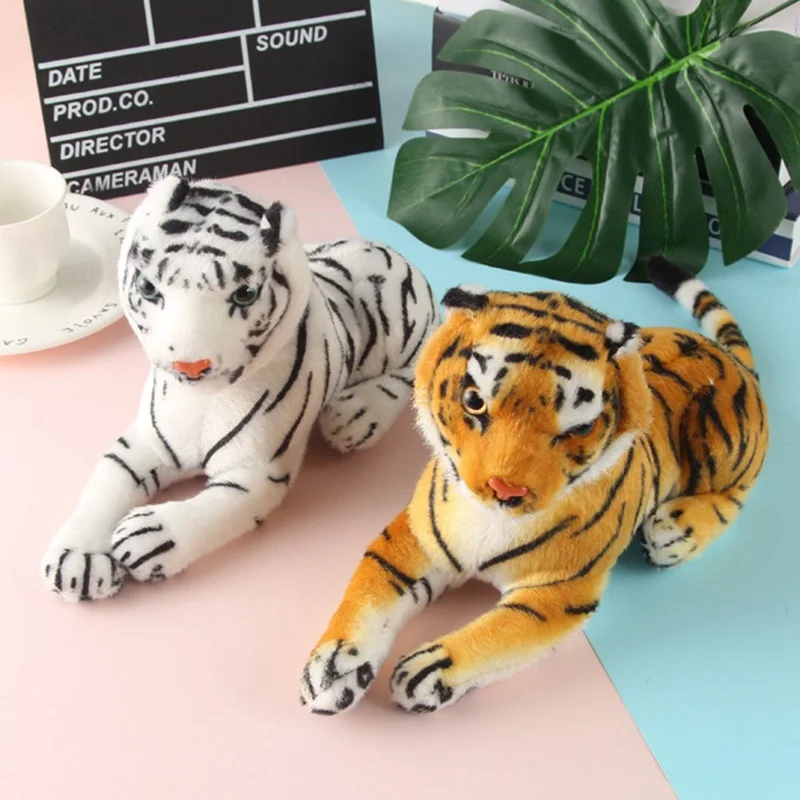 Мягкие животные Тигр мягкие игрушки-подушки животные Kawaii кукла 25 см Моделирование Тигр девушка игрушки для детей