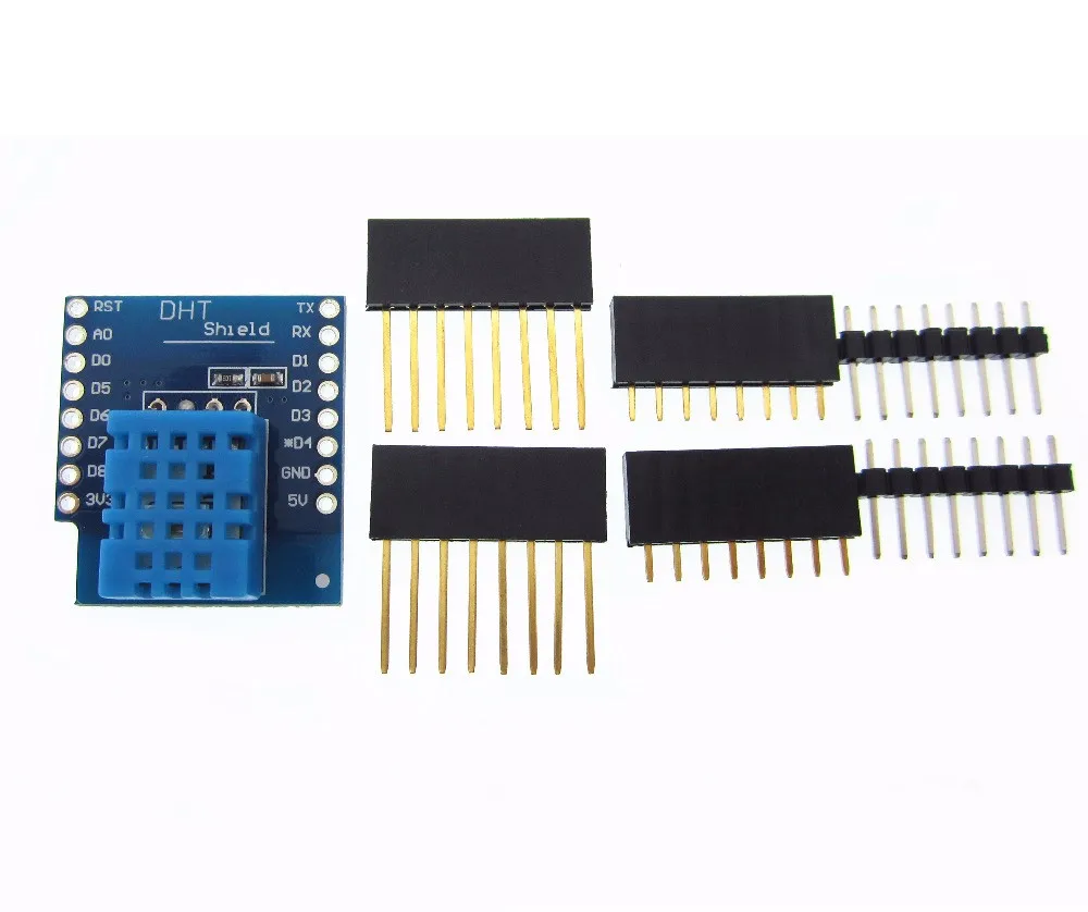 new 10pcs/lot DHT Shield for D1 mini DHT11 Single-bus digital temperature and humidity sensor module | Электроника
