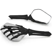 SKELETON HAND UNIVERSAL SCOOTER MOPED VESPA ATV MOTORCYCLE MIRRORS M8 M10