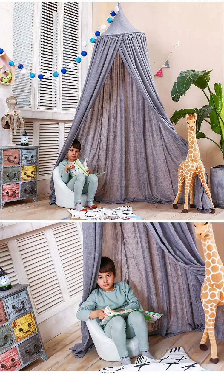 Детская кроватка сетка Игровая палатка Детские подвесные Прорезыватели Типи Москитная сетка для мальчиков и девочек игровой домик для детей украшение детской комнаты