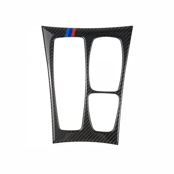 

Carbon Fiber Refit Car Interior Gearshift Panel Decoration Sticker for BMW e70 e71 X5 X6 2008-2013 Car styling accessories
