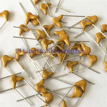 100 шт./лот многослойный керамический конденсатор поверхностного монтажа 221 с алюминиевой крышкой, 50В 220pF 221K P = 5,08 мм