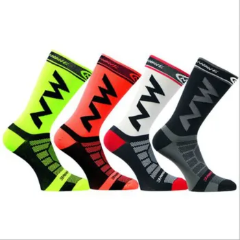

YF&TT Mens Women Breathable Nylon Riding Cycling Socks Bicycle sports socks Basketball Football Socks Fit 40-46