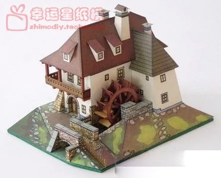 ABC водный танкер строительство 3d бумажная модель DIY ручной работы бумажная форма украшения игрушки