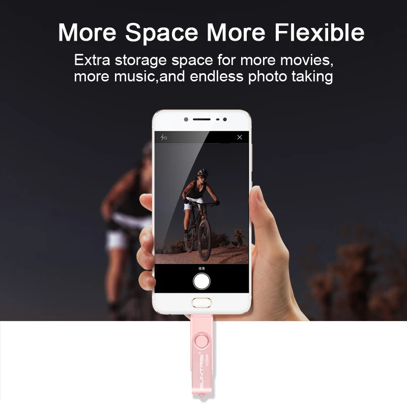 Suntrsi USB Flash Drive OTG USB 3.0 External Storage Pendrive 16GB 32GB USB Stick High Speed Pen Dr
