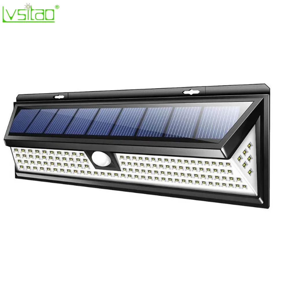 

Bright 54LED Solar wall light PIR Motion Sensor Night light Waterproof energy saving for Diveway Patio Garden Path security lamp