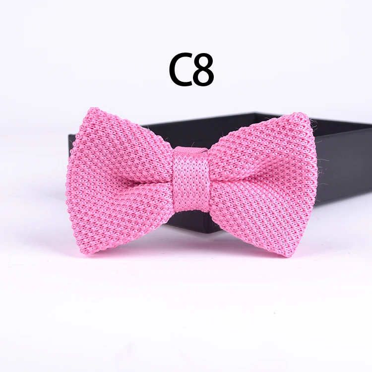 Стильный трикотажные бабочкой модная красивая бабочкой взрослых Bowties вязать Для мужчин галстук для путешествий C2