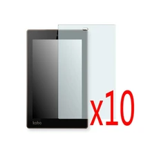 10x пленки+ 10x чистая ткань, ЖК Ясный протектор экрана Защитная пленка для Kobo Arc 7HD " 7,0 дюймов планшет