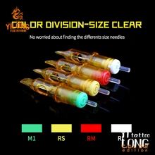 Картридж коробка 20 шт RL одноразовые стерильные татуировки картридж Иглы для татуировки Вращающаяся ручка Круглый ЛАЙНЕР Shader поставки