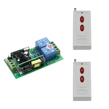 

AC 85V-250V 2CH Learning Code Wide Voltage RF Wireless Remote Control Switch Receiver & Transmitter Smart Home Control System