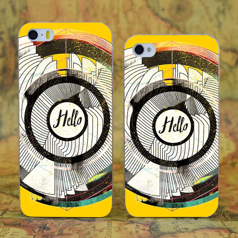 

E3714 Hello Escher Transparent Hard Thin Case Cover For Apple iPhone X XR XS Max 4 4S 5 5S SE 5C 6 6S 7 8 Plus