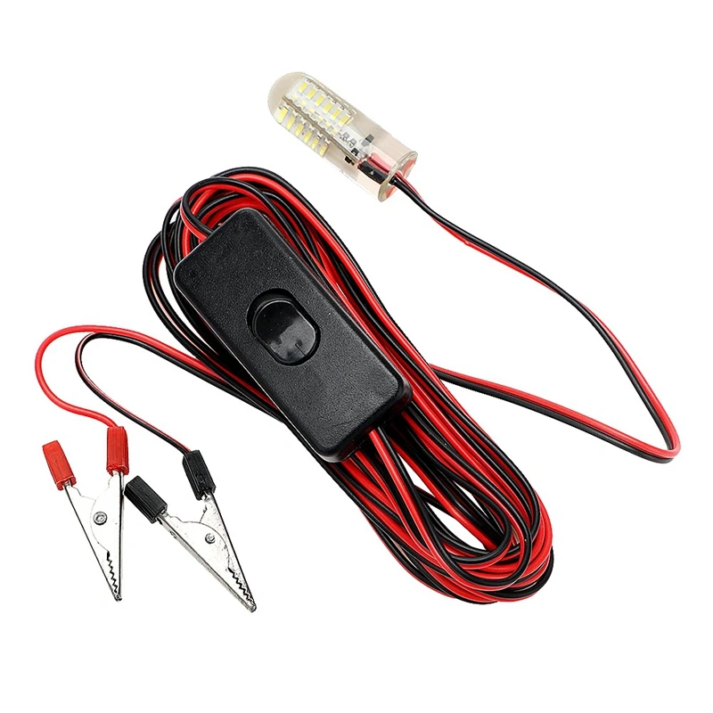 

Underwater Night Lights 48 Leds Attract Fish Fishing Lighting 12V Flashing Bait Lamp