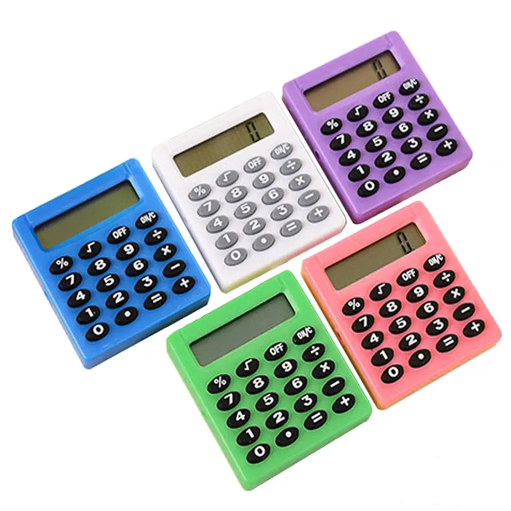 Горячие Мини Портативный карман 8 цифр электронный калькулятор школьные принадлежности